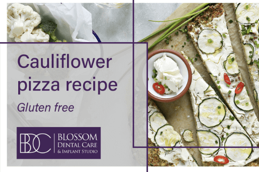 Tooth-friendly recipe: cauliflower pizza